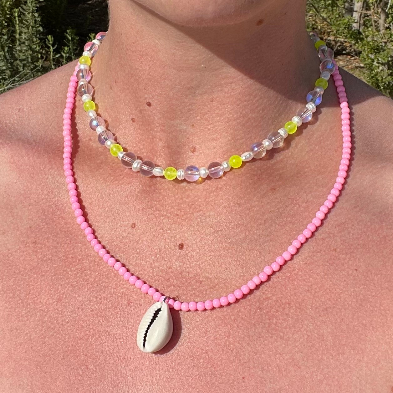 Necklace - Yellow Bubble