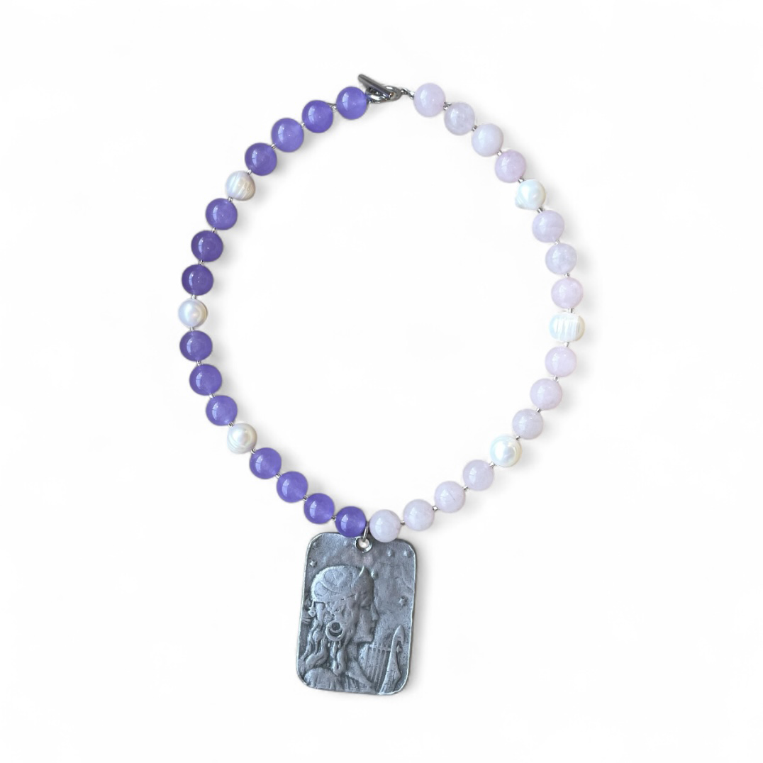 Necklace - Pink + Purple Princess