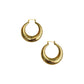 Earrings - Banana Hoops