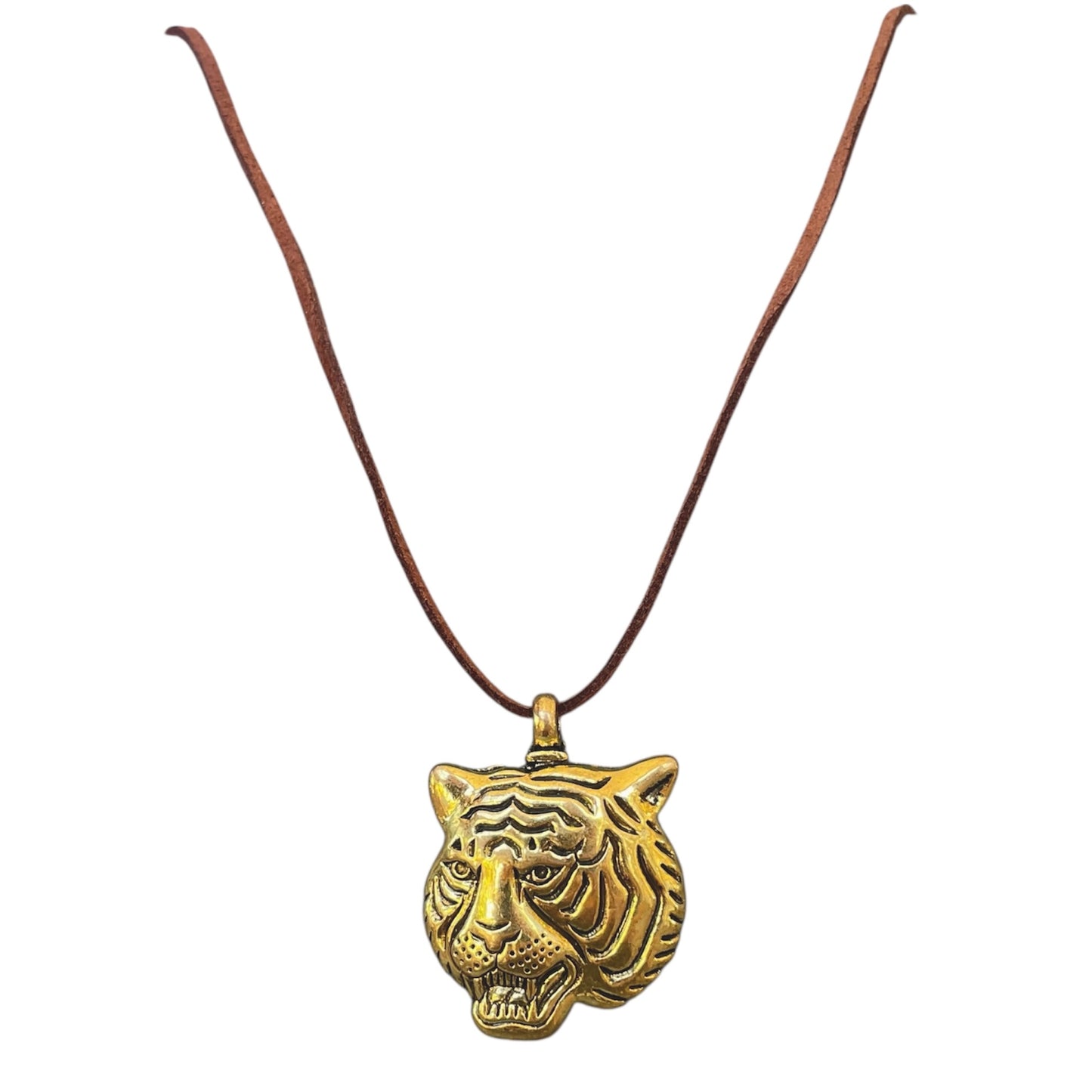 Wrap Necklace - Tiger Head