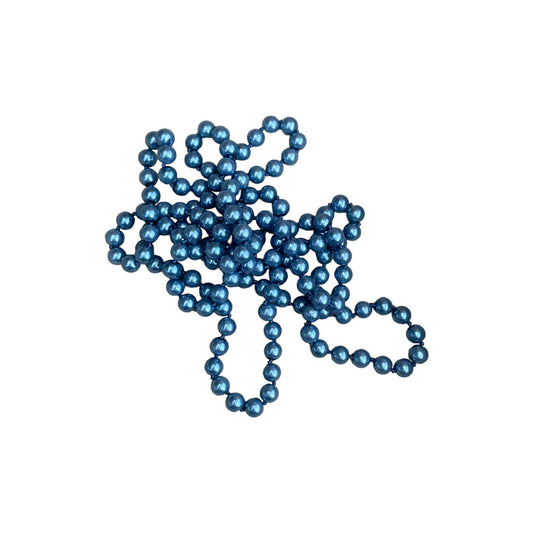 Necklace - Extra Long Blue Pearl Strand