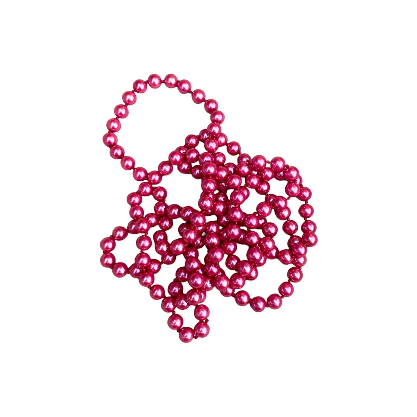 Necklace - Extra Long Pink Pearl Strand