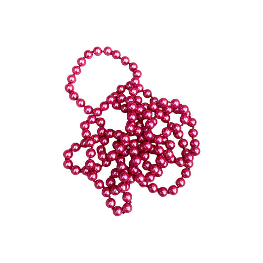 Necklace - Extra Long Pink Pearl Strand
