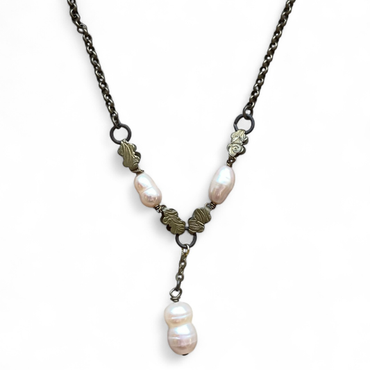 Necklace - Pearl Lariat