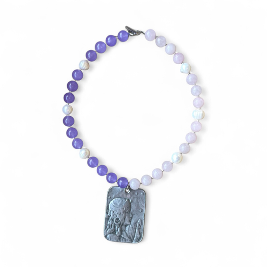 Necklace - Pink + Purple Princess