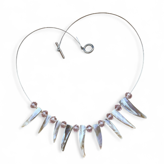 Necklace - Pink Teeth